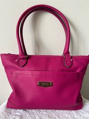Rosetti Hot Pink Pebbled Tote
